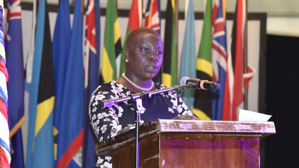 Minister of Social Transformation, Human Resource Development, Gender and Youth Affairs, the Hon Samantha Marshall