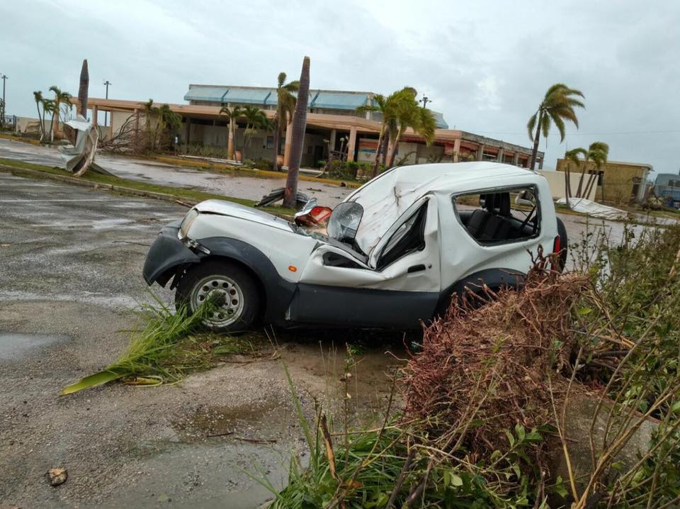 Photo of wreckage in Anguilla (ABS Television/Radio)