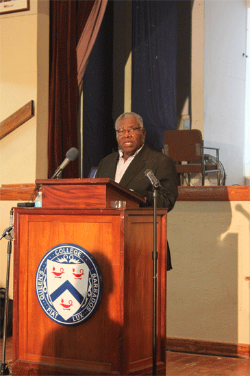 Barbados Ambassador to CARICOM H.E. Robert Morris.