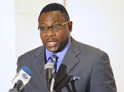 Acting Minister of Foreign Affairs and Foreign Trade, Steve Blackett. (Photo by FP via Barbados Government Information Service))