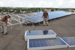 Barbados photovaltic training
