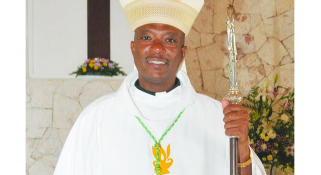 Roman Catholic Bishop Kenneth Richards (Photo via Antigua Observer)