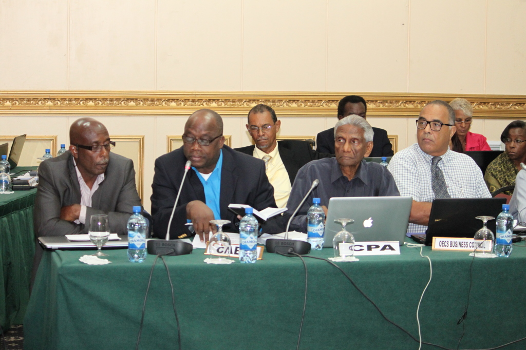 Representatives of the Region's business community at the COTED meeting in May