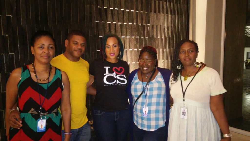 CARICOM Staff with Allison Hinds