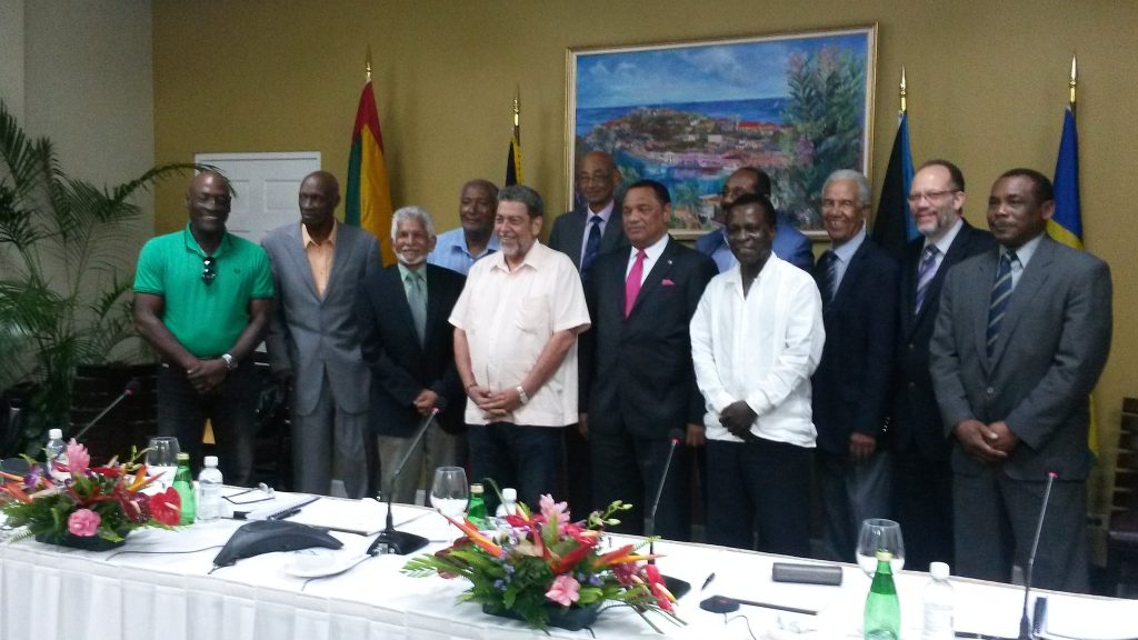 Cricket Legends and CARICOM Heads