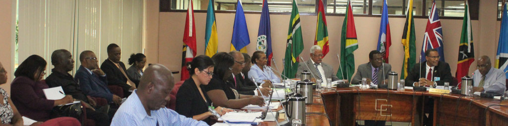 Delegates at the Fifty-Ninth Meeting of the Council for Trade and Economic Development  (COTED) on Agriclture on Thursday at the CARICOM Secretariat