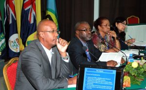 Delegates at the meeting of officials of COTED