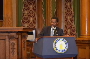 Haitian-born Council Member Dr. Mathieu Eugene 