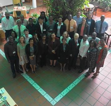 Regional energy partners take time out for a photograph