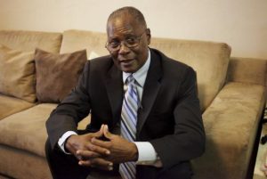 Haiti's provisional president Jocelerme Privert (Photo via Reuters)