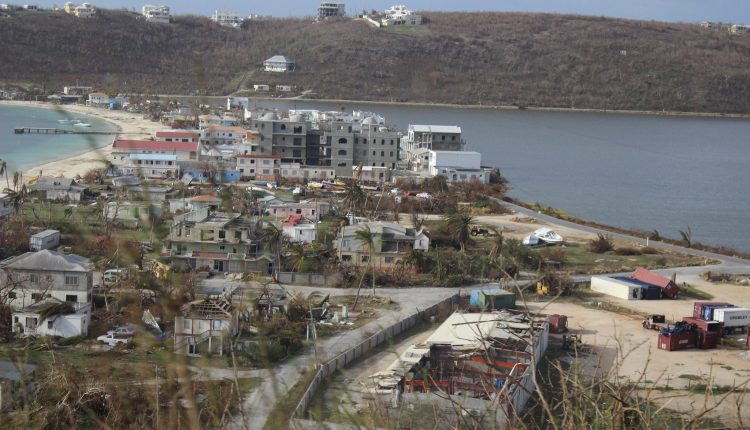 Anguilla turned brown after Hurricane Irma