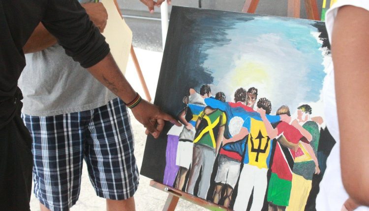 Belize What CARICOM Means to Me – a painting