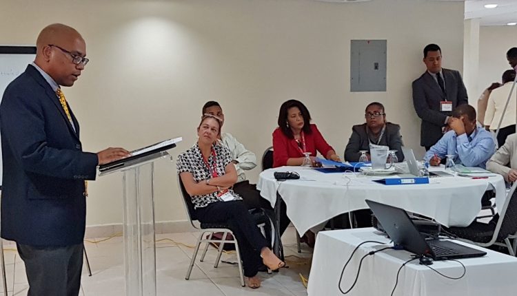 CABUREK 1 – Finance Manager CROSQ Mr Mohan Nandwani addressing participants at the opening of the Training of Trainers workshop (002)