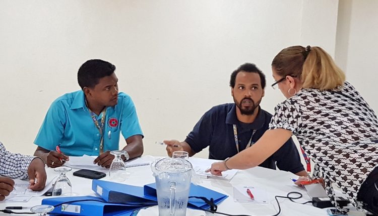 CABUREK 3 – Facilitator Mrs Silvana Demicheli leading the trainers through a number of exercises aimed at building their own abilities as trainers (002)
