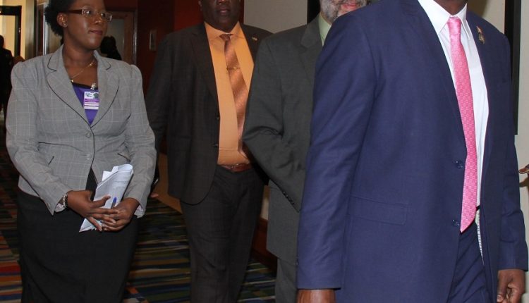 CARICOM CHair and SG arrive for meeting