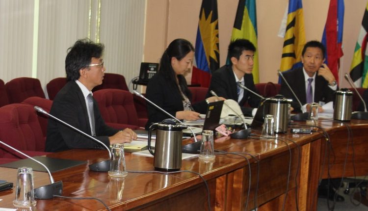 CARICOM-Japan Consultations Japanese delegatino 14 March 2017