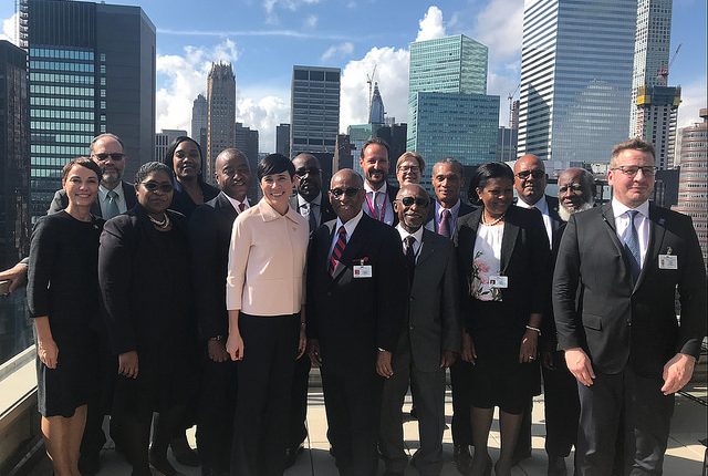 CARICOM reps and Nordic reps at CARICOM-Nordic luncheon