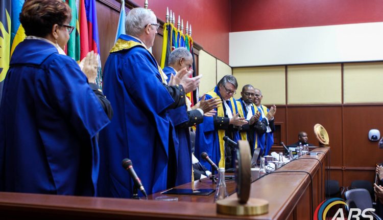 CCJ – Dennis Byron farewell sitting – judges applaud