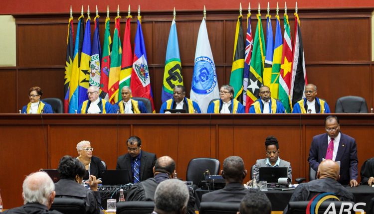 CCJ – Dennis Byron farewell sitting – judges seated