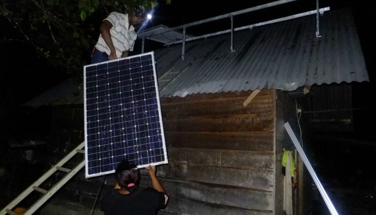 CEM Personality – Hannah Olmberg-Soesman installing solar panels