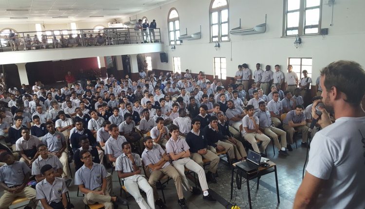 CEM Personality – Jonathan Barcant taking to students