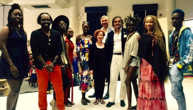 CFXIII Italian experts posing with Caribbean designers