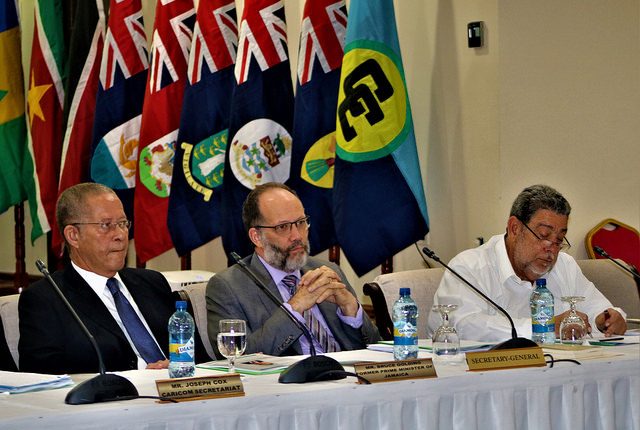 CSME Consultation – Bruce Golding, SG, PM Ralph Gonsalves