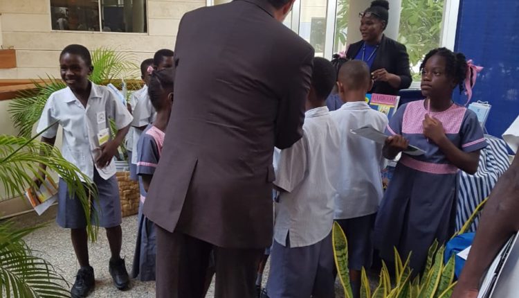 CWA MarketPlace SG with schoolchildren