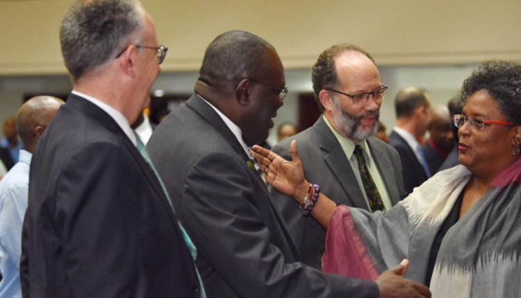 CWA opening – PM Mottley greets CARDI Exec Dir