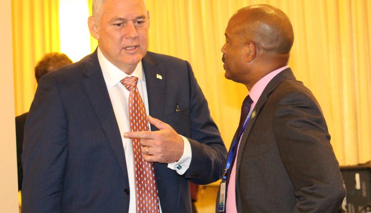 Chastanet in discussion