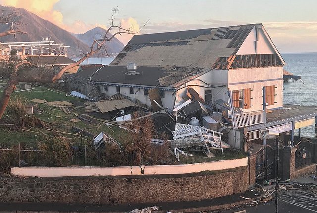 Dominica after Hurricane Maria house near the sea UNDP