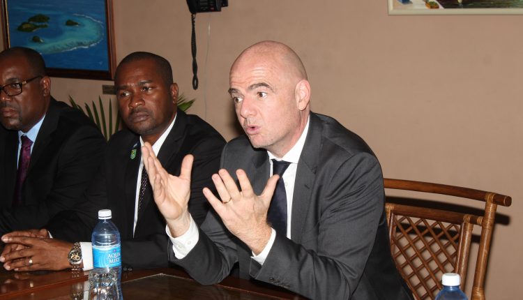 FIFA President makes a point