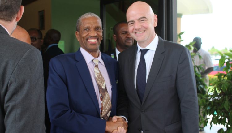 FIFA warm greeting by ASG Slater
