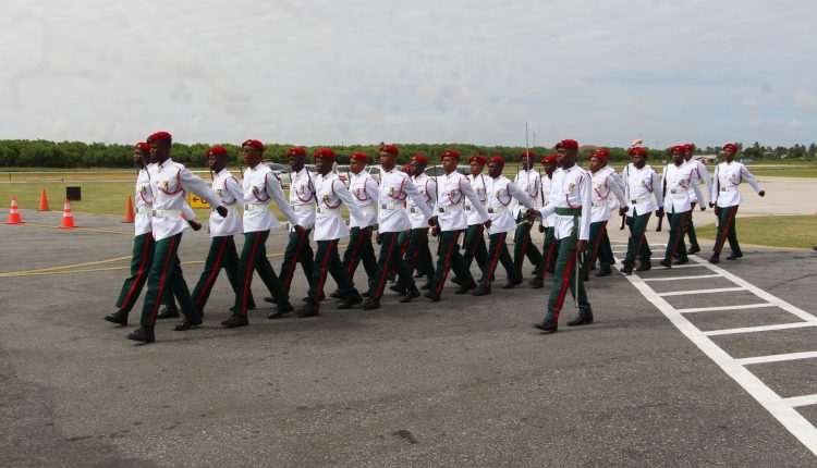 Guard of Honour marches on, Ogle 15 Feb