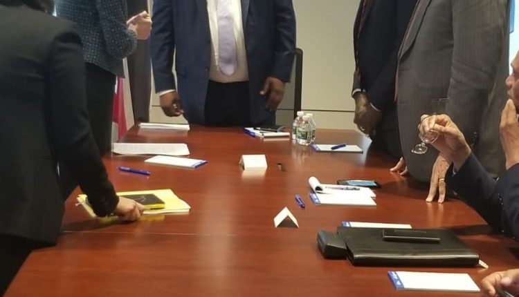PM Harris MEETING WITH AUSTRALIA UN PR, H.E. MS. GILLIAN BIRD, AT TRINIDAD MISSION SKNIS Jan 2019