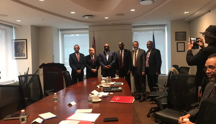 PM Harris WITH H.E. MAURO LUIZ LOCKER VIEIRA, AMBASSADOR OF BRAZIL SKNIS Jan 2019