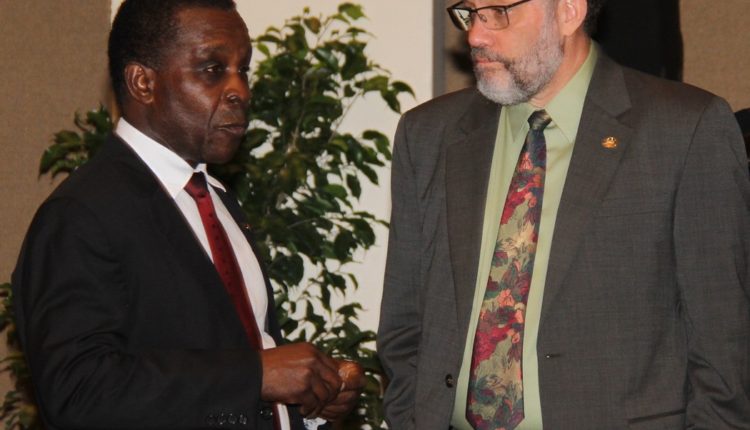 PM Mitchell and SG at meeting sidelines