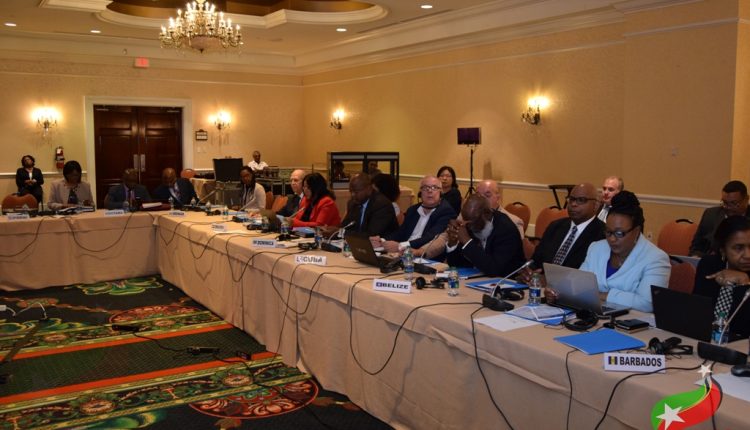 Participants at CARIFORUM meeting