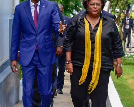 Pres Moise and PM Mottley
