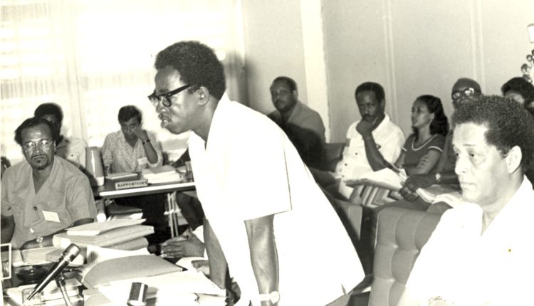 Sir Alister McIntyre at Meeting